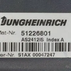 Jungheinrich 51226801 | Rij/hef/stuur regeling  drive/lift/steering controller AS2412 i S index A sn S1AX00047247 for ECD220 year 2014