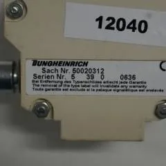 Jungheinrich 50020312 | Emergency disconnect switch