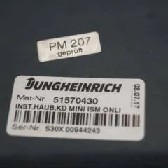 Jungheinrich 51570430 | Console including KD mini display 51538080 wiring harness 51570443 for EJE 2 serie EJD220