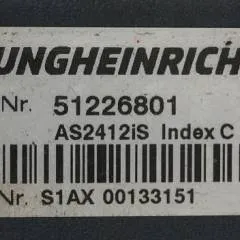 Jungheinrich 51226801 | Rij/hef/stuur regeling  drive/lift/steering controller AS2412 i S index C  51462874 Sw. 1,04 sn. S1AX00133151 for ERE225 year 2017