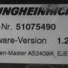 Jungheinrich 51037564 | Drive/Lift controller AS2409 iK Index B 51075490 Sw. 1,27 sn. S12X00089335 for EJE220 year 2016