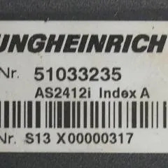 Jungheinrich 51033235 | Rij regeling Drive controller AS2412i index A  sn. S13X00000317 from ERE225 year 2011