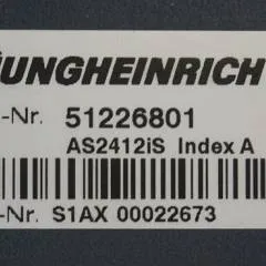 Jungheinrich 51226801 | Rij/hef/stuur regeling  drive/lift/steering controller AS2412 i S index A  Sw. 1,02 sn. S1AX00022673 for ERE225 year 2013