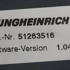 Jungheinrich 51226801 | Rij/hef/stuur regeling  drive/lift/steering controller AS2412 i S index A  51263516 Sw. 1,04 sn. S1AX00039338 for ERE225 year 2014