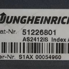 Jungheinrich 51226801 | Rij/hef/stuur regeling  drive/lift/steering controller AS2412 i S index A  51263516 Sw. 1,04 sn. S1AX00054960 for ERE225 year 2015