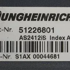 Jungheinrich 51226801 | Rij/hef/stuur regeling  drive/lift/steering controller AS2412 i S index A  51263516 Sw. 1,04 sn. S1AX00044681 for ERE225 year 2013