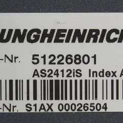 Jungheinrich 51226801 | Rij/hef/stuur regeling  drive/lift/steering controller AS2412 i S index A sn. S1AX00026504 for ECE220 year 2013