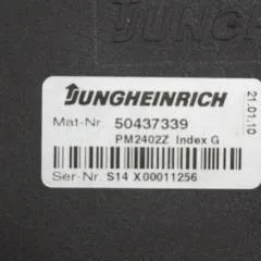 Jungheinrich 50437339 | Stuur regeling steering controller PM2402 Z Index G sn S14X 00011256 from EZS130 year 2010