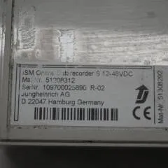 Jungheinrich 51208312 | ISM online data recorder S 12-48 VDC 51308292 Sw. 03.00 sn. 109700025890 R-02