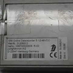 Jungheinrich 51208312 | ISM online data recorder S 12-48 VDC 51308292 Sw. 03.00 sn. 109700025808 R-02