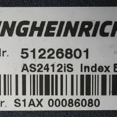 Jungheinrich 51226801 | Rij/hef/stuur regeling  drive/lift/steering controller AS2412 i S index B Sw. 2,09 51256848 sn. S1AX00086080 from ERD220 year 2016