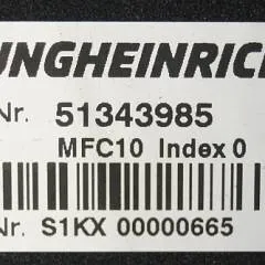 Jungheinrich 51343985 | MFC10 Index 0 from EKS110 year 2015 sn. S1KX00000665