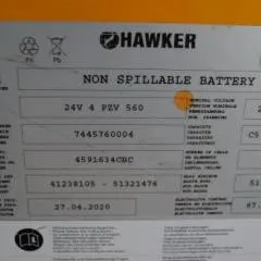 Hawker unknown | Battery 24V560Ah 4PZV560 year 2020 weight 515 kg