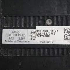Linde 3903504228 | Controller 3903703027 Lac-02/27CC 24V 150A 150A sn. 244200B8 from T20 year 2017