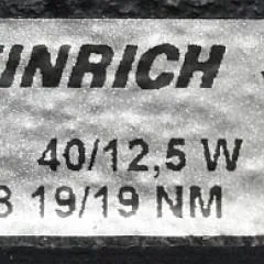Jungheinrich 51036873 | Brake electric 20Volt+20Volt 19+19nm sn. 00404308