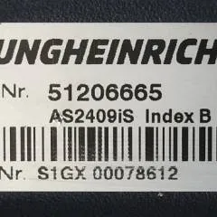 Jungheinrich 51206665 | Rij/hef regeling Drive/lift controller AS2409 i S Index B Sw. 1,03 51481546 from EMD118 year 2018 sn. S1GX00078612