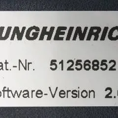 Jungheinrich 51226801 | Rij/hef/stuur regeling  drive/lift/steering controller AS2412 i S index A  Sw 2,05 51256852 sn. S1AX00051542 from ECG214 year 2013