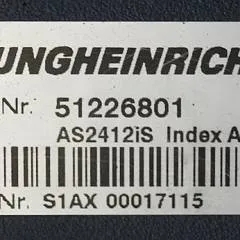 Jungheinrich 51226801 | Rij/hef/stuur regeling  drive/lift/steering controller AS2412 i S index A  sn. S1AX00017115 from ECE320XL year 2012