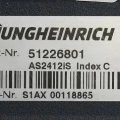 Jungheinrich 51226801 | Rij/hef/stuur regeling  drive/lift/steering controller AS2412 i S index C sn. S1AX00118865 from ERD220 year 2018