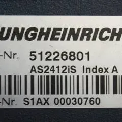 Jungheinrich 51226801 | Rij/hef/stuur regeling  drive/lift/steering controller AS2412 i S index A sn. S1AX00030760 from ECE225 year 2013