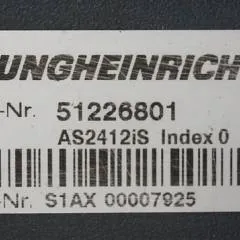 Jungheinrich 51226801 | Rij/hef/stuur regeling  drive/lift/steering controller AS2412 i S index O  sn. S1AX00007925 from EZS130 year 2012