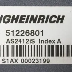 Jungheinrich 51226801 | Rij/hef/stuur regeling  drive/lift/steering controller AS2412 i S index A  sn. S1AX00023199 from EZS130 year 2015