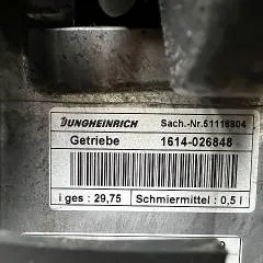 Jungheinrich 51116804 | Complete drive unit including 51066788 Brake 51492299 Motor 51116804 Transmission Tiller+Head from EMC-B10 Year 2016