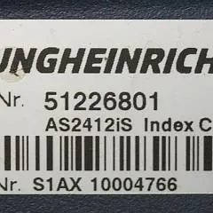 Jungheinrich 51226801 | Rij/hef/stuur regeling  drive/lift/steering controller AS2412 i S index C Sw 1,02 51462874 sn. S1AX10004766 from ERE 225 year 2017