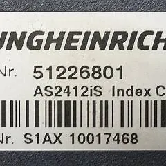 Jungheinrich 51226801 | Rij/hef/stuur regeling  drive/lift/steering controller AS2412 i S index C  Sw 1,05 51617474 sn. S1AX10017468 from ERD220 with folding platform year 2019
