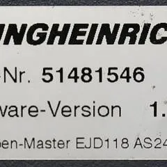 Jungheinrich 51206665 | Rij/hef regeling Drive/lift controller AS2409 i S Index B Sw. 1,00 51481546 from EJD118 year 2016 sn. S1GX00038356