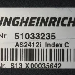 Jungheinrich 51033235 | Rij regeling Drive controller AS2412i index C from ESE320 year 2017 sn. S13X00035642