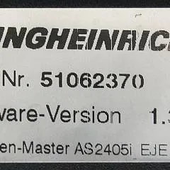 Jungheinrich 51037707 | Rij regeling driving controller AS2405i index E Sw. 1,30 51062370 from EJE C20 year 2015 sn. S18X00104729