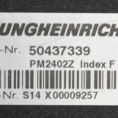 Jungheinrich 50437339 | Stuur regeling steering controller PM2402 Z Index F from ECE year 2009 sn. S14X 00009257