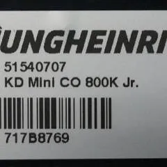 Jungheinrich 51540707 | Display KD mini Co 800K Jr. sn. 717B8769
