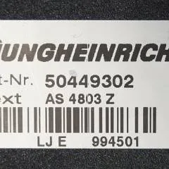 Jungheinrich 50449302 | Stuur regeling Controller AS4803 Z sn.LJE994501 from ETV216 year 2006