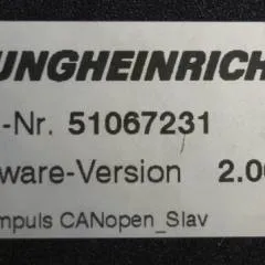 Jungheinrich 50437339 | Stuur regeling steering controller PM2402 Z Index F Sw 2,00 510672312 from ERE225 year 2009 sn. S14X 00004938