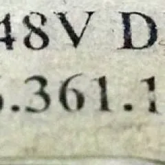 Linde 1263611591 | Monitoring display 48V sn. 328347 from P60 48V