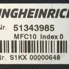 Jungheinrich 51343985 | MFC10 Index 0 from EKS110 year 2015 sn. S1KX00000648