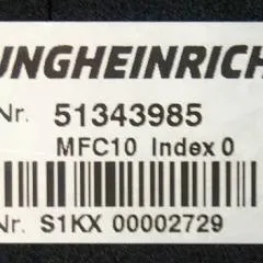 Jungheinrich 51343985 | MFC10 Index 0 sn. S1KX00002729 from EKS110 year 2017