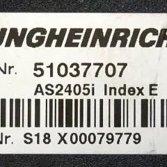 Jungheinrich 51037707 | Rij regeling driving controller AS2405i index E Sw. 1,29 51062370 sn. S18X00079779 from EJE120 year 2014