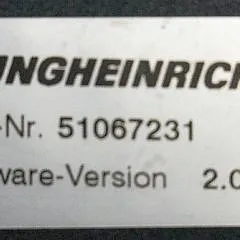 Jungheinrich 51033235 | Rij regeling Drive controller AS2412i index C Sw. 1,05 51092751 SW 2,02 51067231 from ERE225 year 2011 sn. S13X00016461