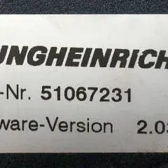Jungheinrich 51033235 | Rij regeling Drive controller AS2412i index C Sw. 1,06 51092751 Sw. 2,03 51067231 from ERE225 year 2011 sn. S13X00020686