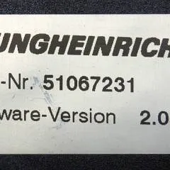 Jungheinrich 51033235 | Rij regeling Drive controller AS2412i index C Sw. 1,06 51092751 Sw. 2,03 51067231 from ERE225 year 2011 sn. S13X00022226