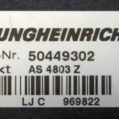 Jungheinrich 50449302 | Stuur regeling Controller AS4803 Z sn.LJC969822 from ETV214 year 2007