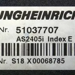Jungheinrich 51037707 | Rij regeling driving controller AS2405i index E Sw. 1,24 51062370 sn. S18X00023583 from EJE120 year 2010