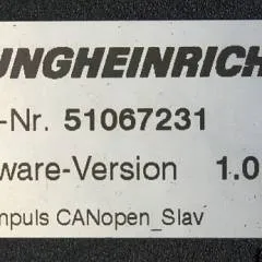 Jungheinrich 50437339 | Stuur regeling steering controller PM2402 Z Sw 1,01 51067231 from ERE225 year 2008 sn.TSC B 08280122