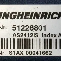Jungheinrich 51226801 | Rij/hef/stuur regeling  drive/lift/steering controller AS2412 i S index A  Sw 1,04 51263515 sn. S1AX00041662 from ERE225 year 2014