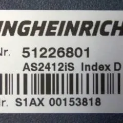 Jungheinrich 51226801 | Rij/hef/stuur regeling  drive/lift/steering controller AS2412 i S index D  Sw 1,06 51462874 sn. S1AX00153818 from ERE225 year 2018