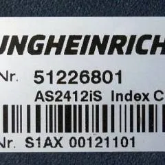 Jungheinrich 51226801 | Rij/hef/stuur regeling  drive/lift/steering controller AS2412 i S index C Sw 1,04 51462874 sn. S1AX00121101 from ERE 125 year 2018