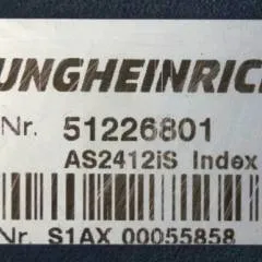 Jungheinrich 51226801 | Rij/hef/stuur regeling  drive/lift/steering controller AS2412 i S index A  Sw 2,05 51256852 sn. S1AX00055858 from ECE225 year 2015
